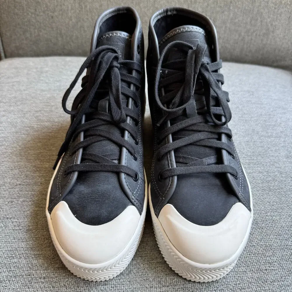 adidas Nizza 2 Leather Carbon Grey Sneakers Unisex Men's Sz 7